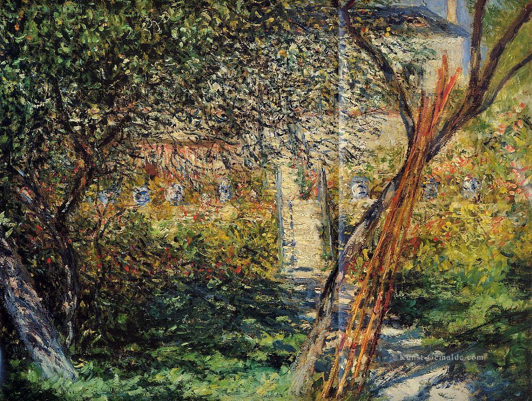 Monet s Garten bei Vetheuil Claude Monet Ölgemälde